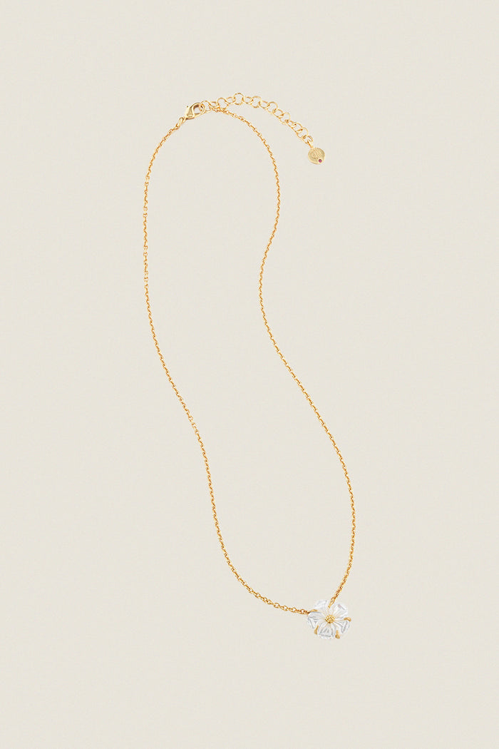 Mother of Pearl Meadow Garden Petite Station Necklace