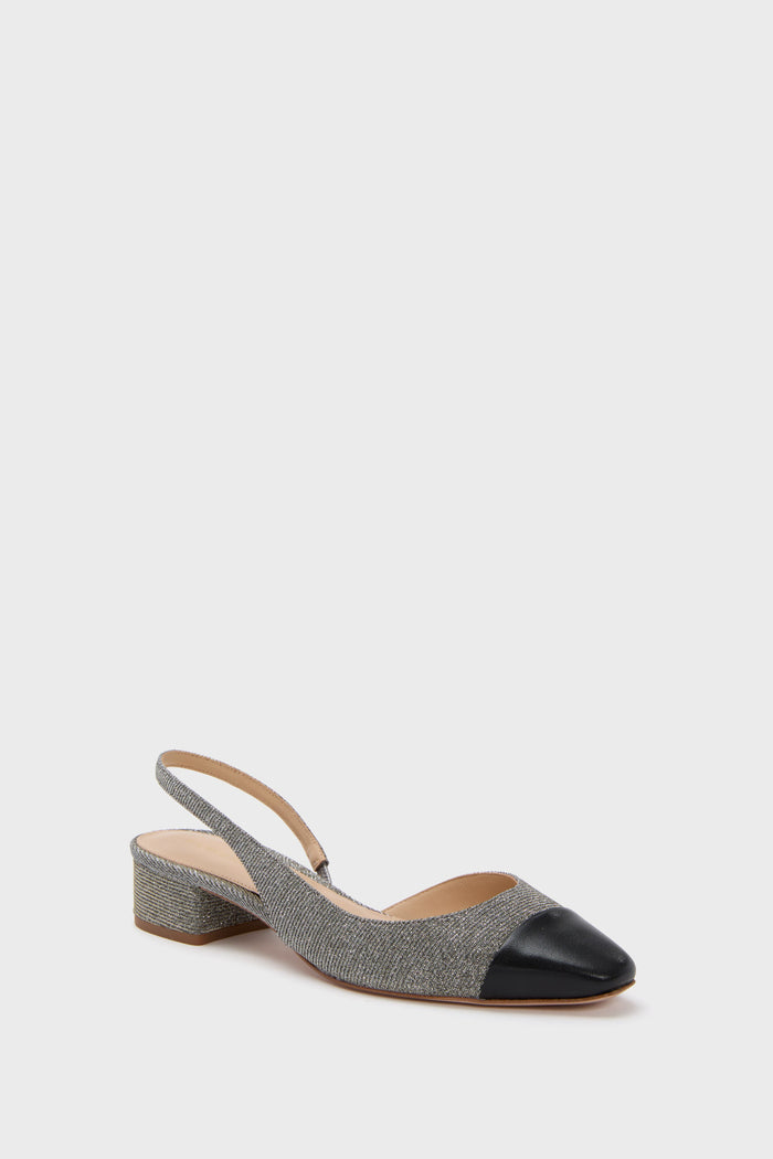 Multi Black Cecile Sling Back Heels