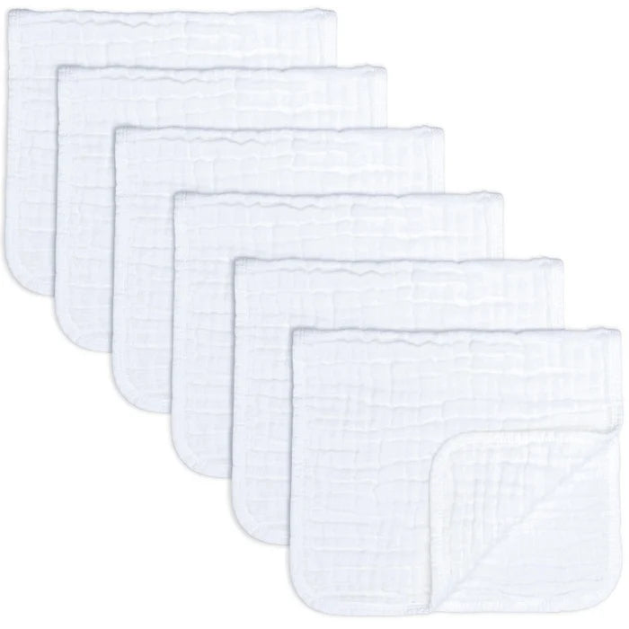 MUSLIN WHITE BURP CLOTH