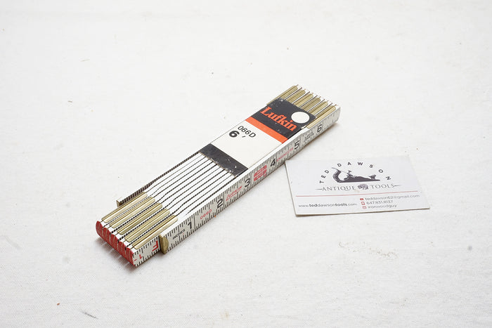 NOS LUFKIN NO. 066D FOLDING ZIG ZAG RULER