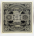 Obey Records SHEPARD FAIREY 12" x 12" A/P Puretone Stereo Signed Art Print