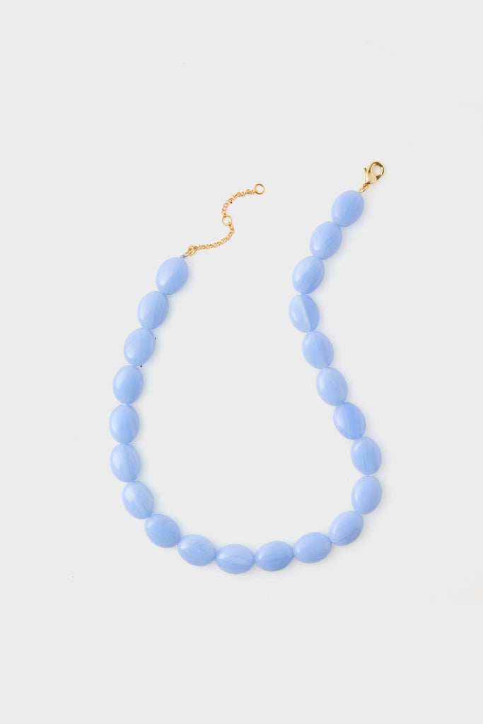 Ocean Blue Caspian Candy Necklace