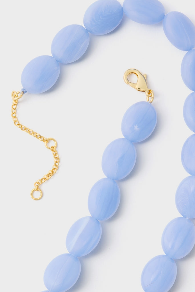 Ocean Blue Caspian Candy Necklace