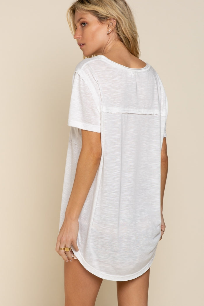 Off White Knit Top