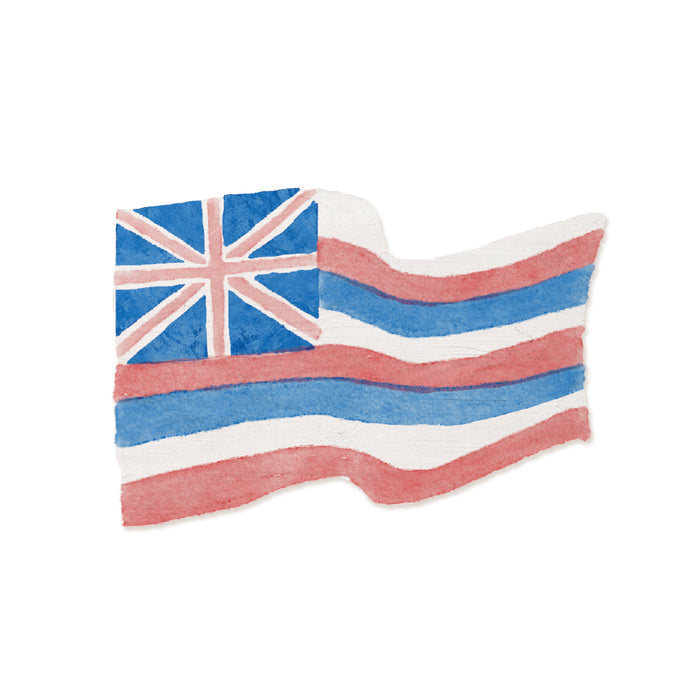 Old Glory Wood Shape