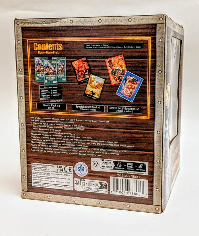 One Piece Card Game Devil Fruits Collection Vol.2 DF-02 Flame Fruit New Sealed