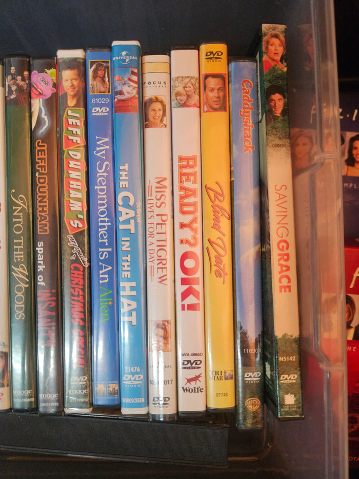 ot of 30 various DVD movies TV series and crafting discs mixed genres collection