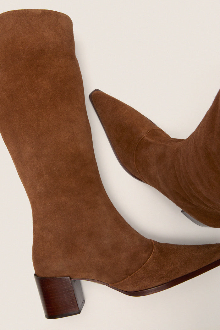 Pecan Brown Raffeala Up Mid Boots