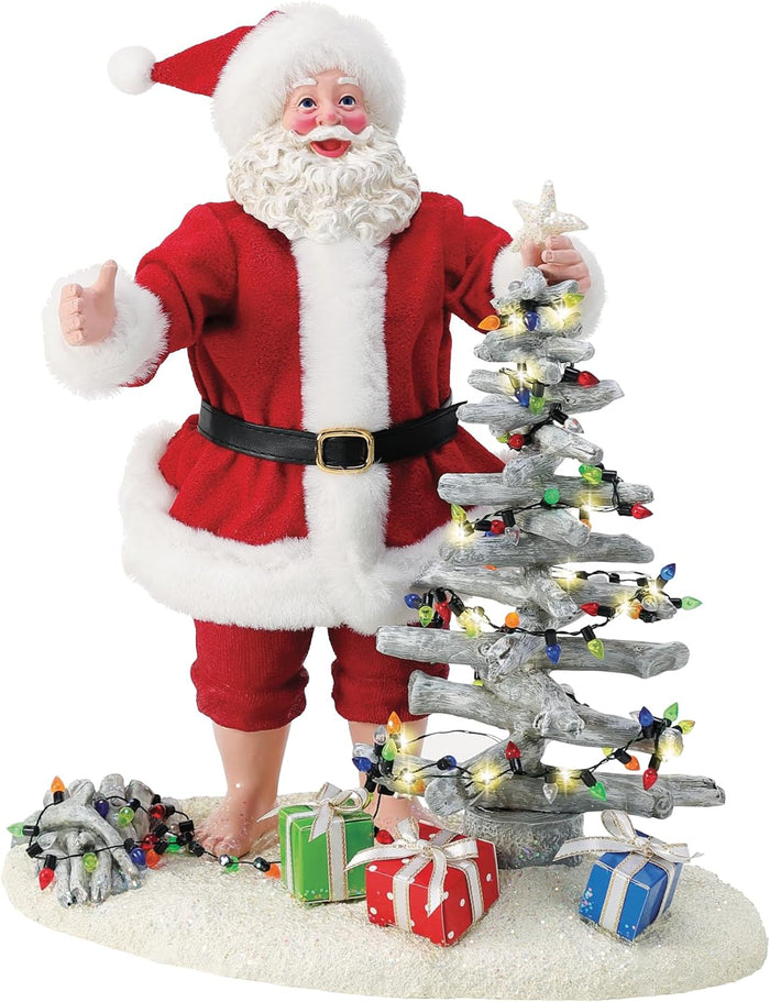 Possible Dreams Santa by the Sea Driftwood Masterpiece