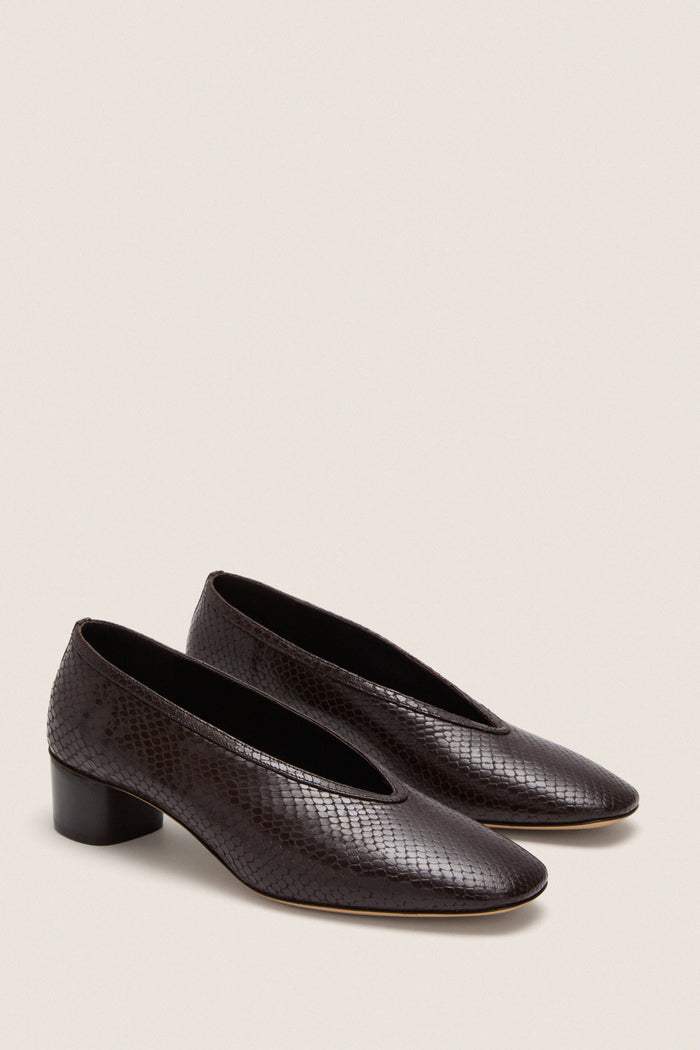 Printed Python Luna Pumps