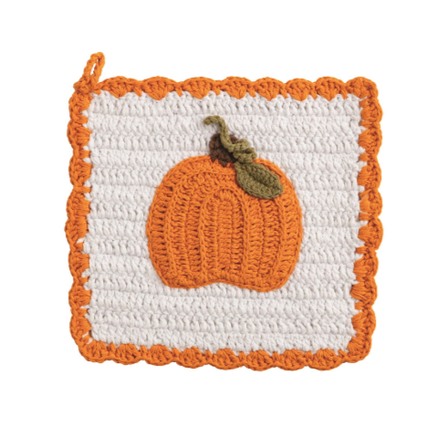 Pumpkin Potholder