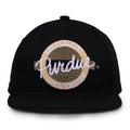Retro Circle Snapback - Black