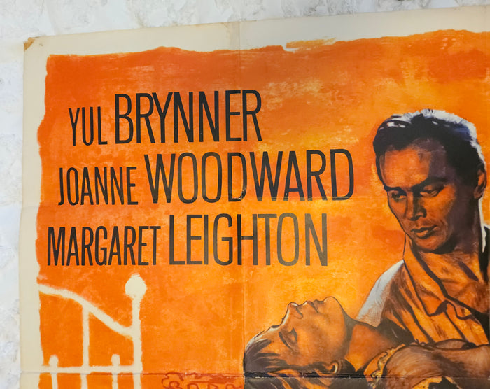 Rare 1959 The Sound and The Fury Vintage 30x40 Movie Poster