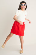 Red Douchka Skirt