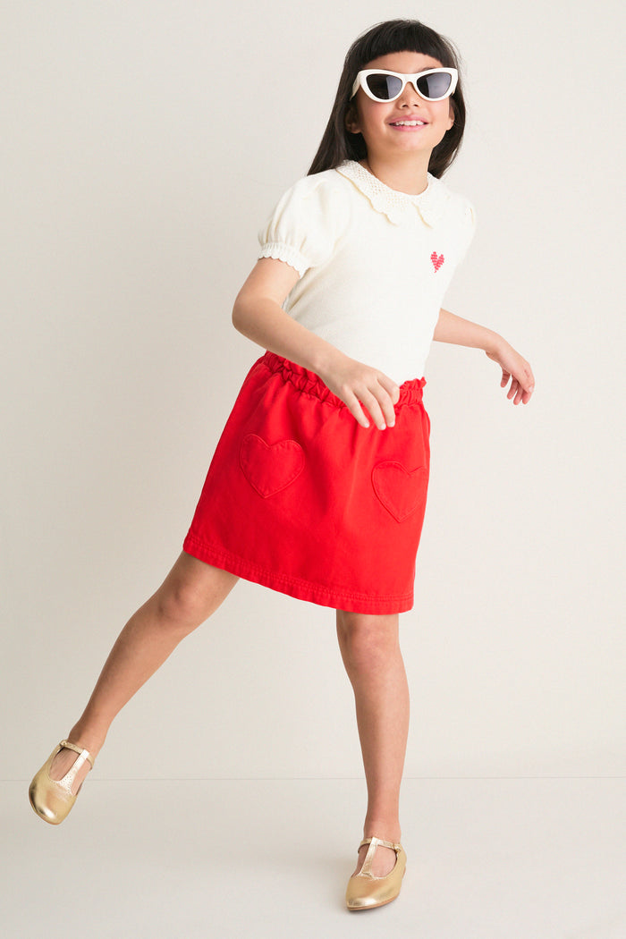 Red Douchka Skirt