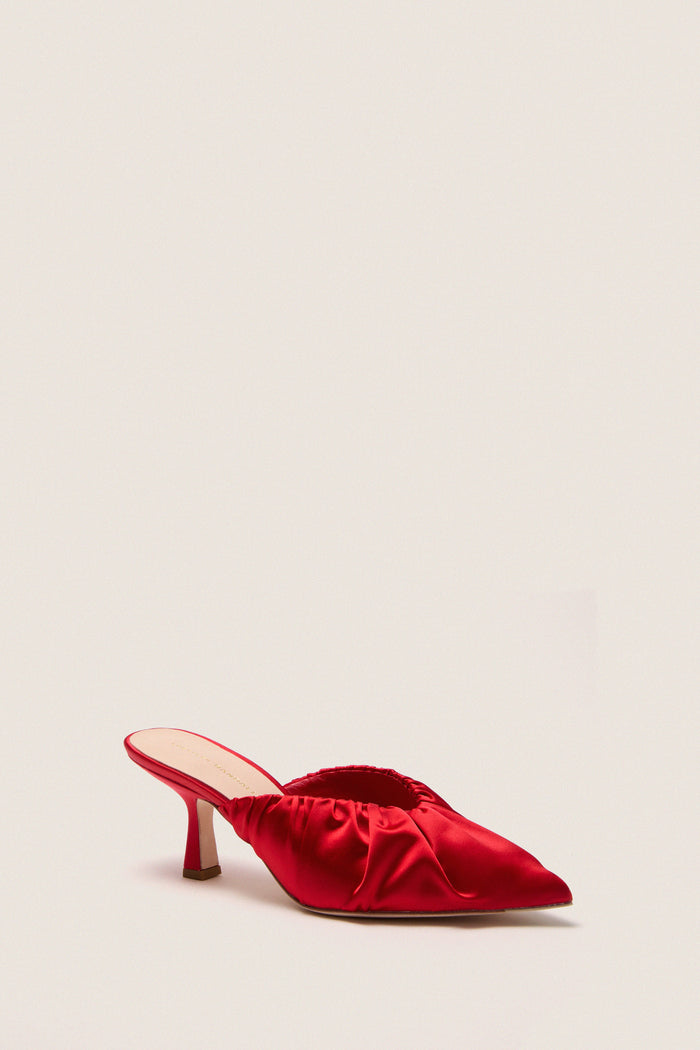 Red Stain Inez Heels