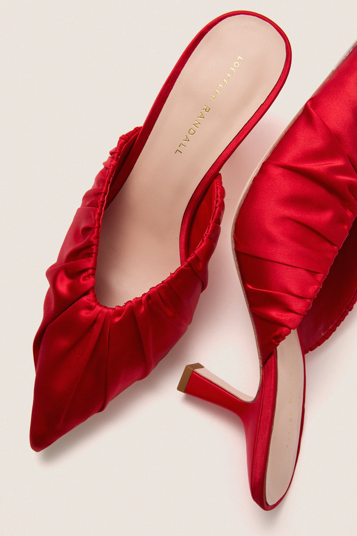 Red Stain Inez Heels