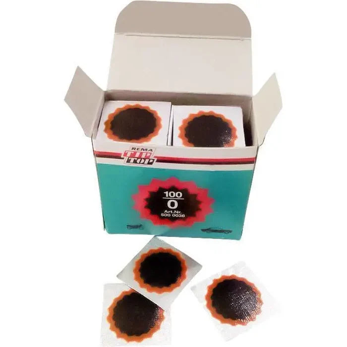 Tire Repair Patches - Rema Red Edge Vulcanizing Tube Patches