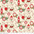 Riley Blake - Glisten -  Bulbs Eggnog - C16221-Eggnog - Sold by the Half Yard