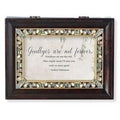 Roman Jeweled Music Box Goodbyes Are Not Forever Brown #B0022  Free Shipping 48 States