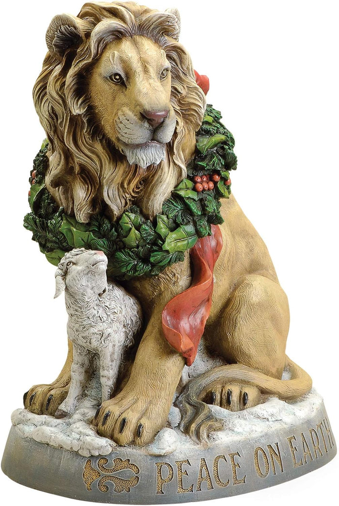 Roman Joseph's Studio Lion & Lamb Peace on Earth 19.25"