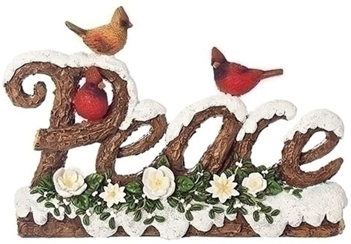Roman Peace with Cardinals Poinsettia and Christmas Rose Tabletop  #134830  Free Shipping