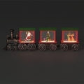 Roman Train Mini Domes 3.2" H Set of 3