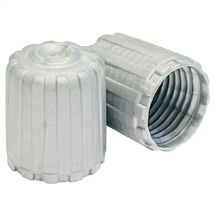 Schrader Grey Plastic Valve Cap (100/Box) - Tire Valves Cap