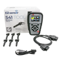 Ateq S41 TPMS tool kit with sensors, handheld programmer, and cables for vehicle tire pressure monitoring systems