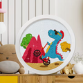 Scooter Dino PWD Round Diamond Painting Kit