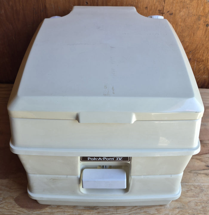 SEARS PAK-A-POTTI IV Flushing Porta Potty / Portable Camping Toilet