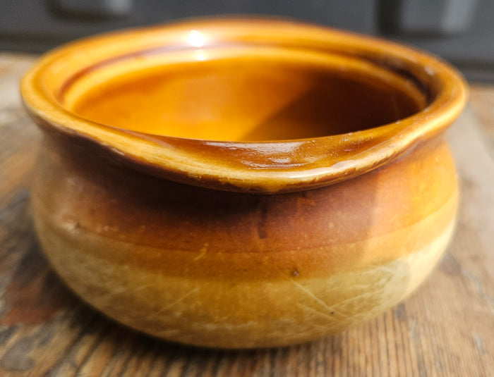 Set Of 10 ACOPA Brown Tan Stoneware Soup Crock Bowls Kitchen Serveware Dining Set
