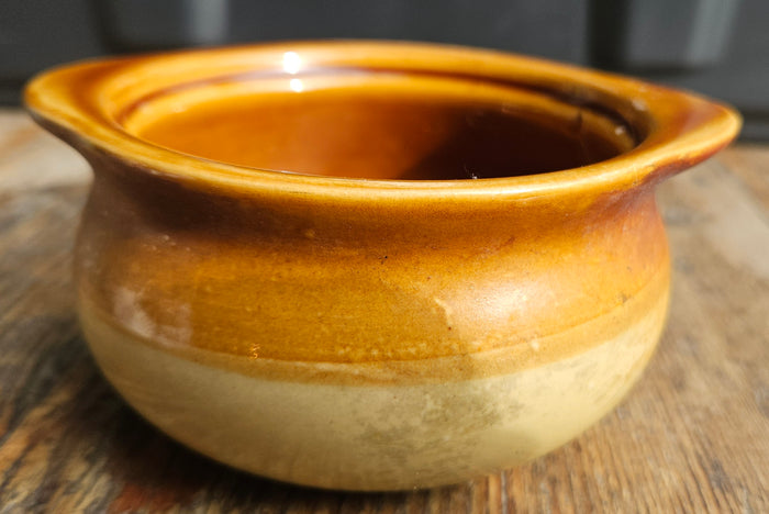 Set Of 10 ACOPA Brown Tan Stoneware Soup Crock Bowls Kitchen Serveware Dining Set