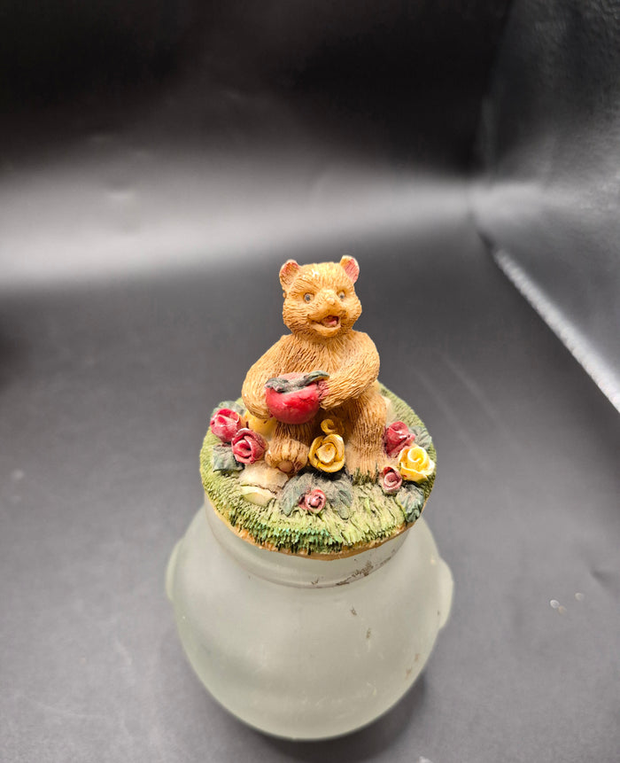 Set of 3 Small Bear Top Jars