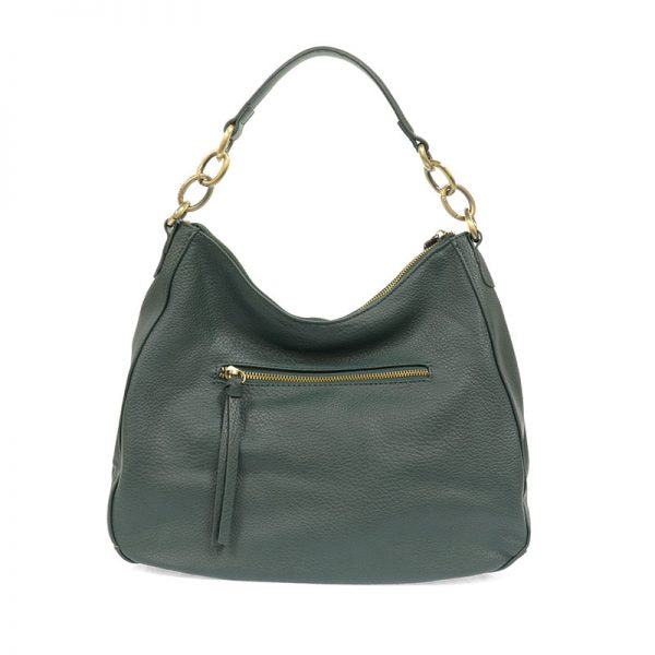 Shanae Chain Handle Convertible Bag in Green Opal