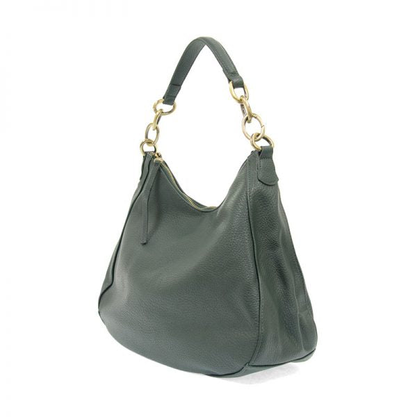 Shanae Chain Handle Convertible Bag in Green Opal