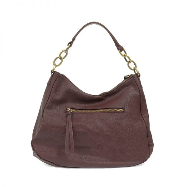 Shanae Chain Handle Convertible Bag in Oxblood