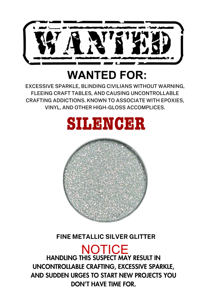 Silencer – Silver Metallic Fine