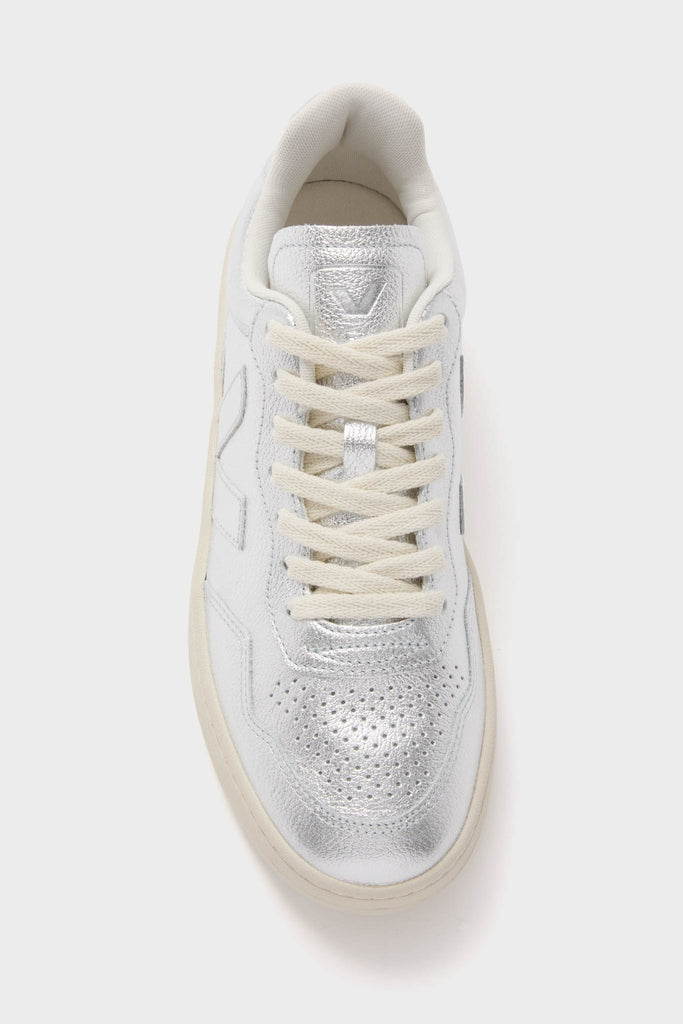 Silver V-90 Sneakers