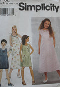 Simplicity 9152, Girls Dresses, Uncut Sewing  Pattern