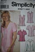 Simplicity 9693, Misses Blouses, Uncut Sewing Pattern
