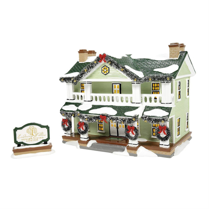 Snow Village Enduring Willow Senior Center