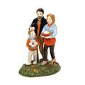 Snow Village Halloween Touchdowns, Turkey, and Pie