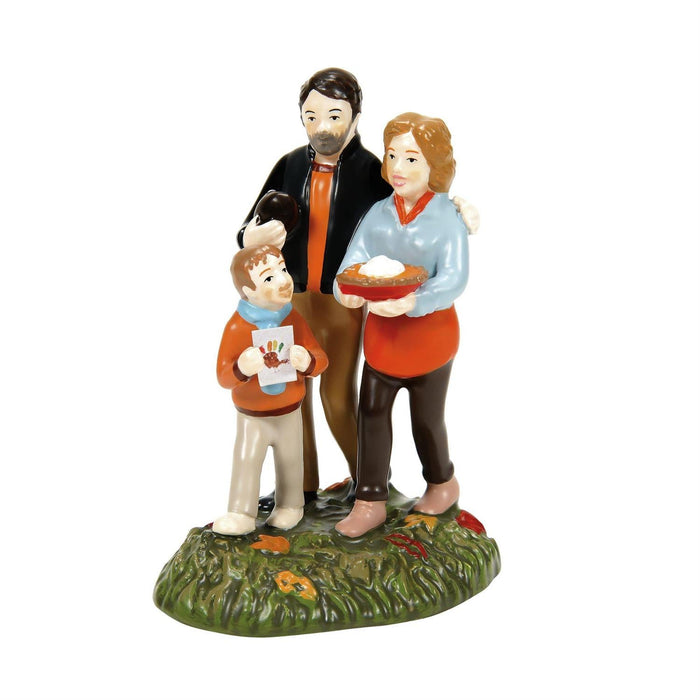 Snow Village Halloween Touchdowns, Turkey, and Pie