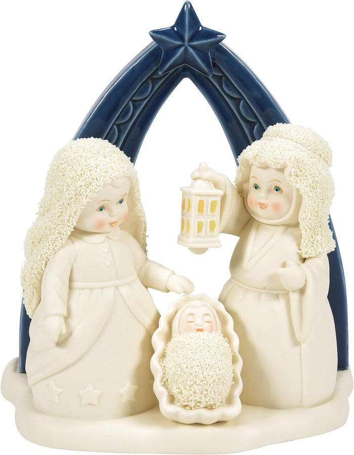 Snowbabies Midnight Clear Nativity