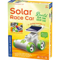 Solar Race Car STEM experiment kit packaging with solar panel and wheels on a white background