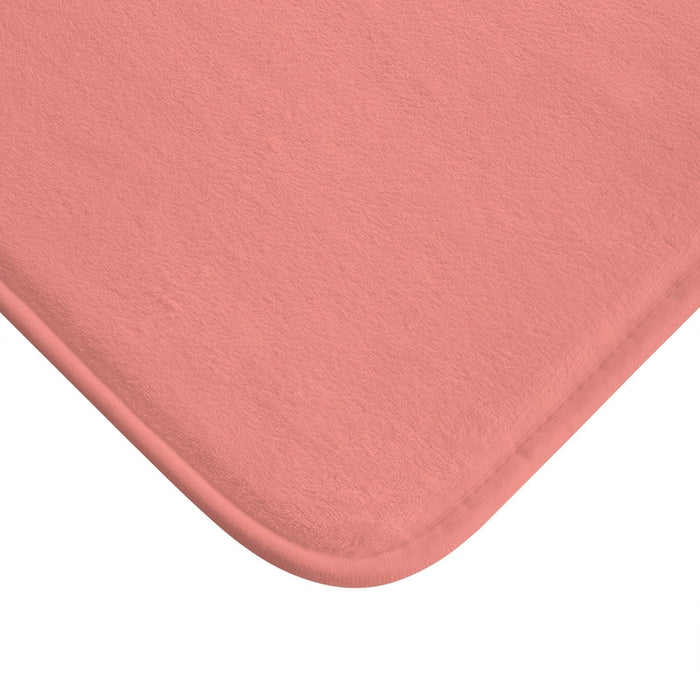 Solid Coral Memory Foam Mat - MAT130