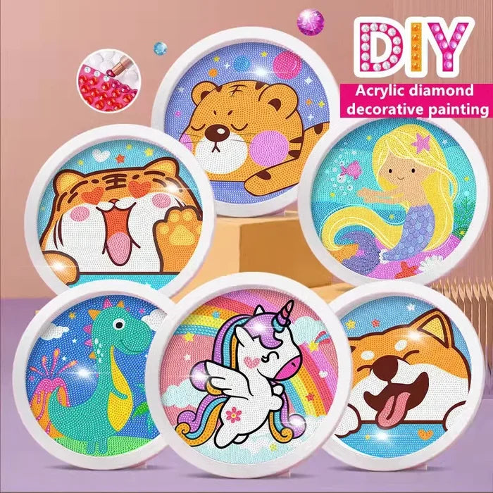 Starry Unicorn PWD Round Diamond Painting Kit