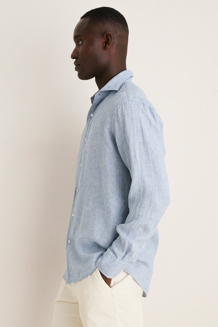 Storm Astino Lino Check Sport Shirt