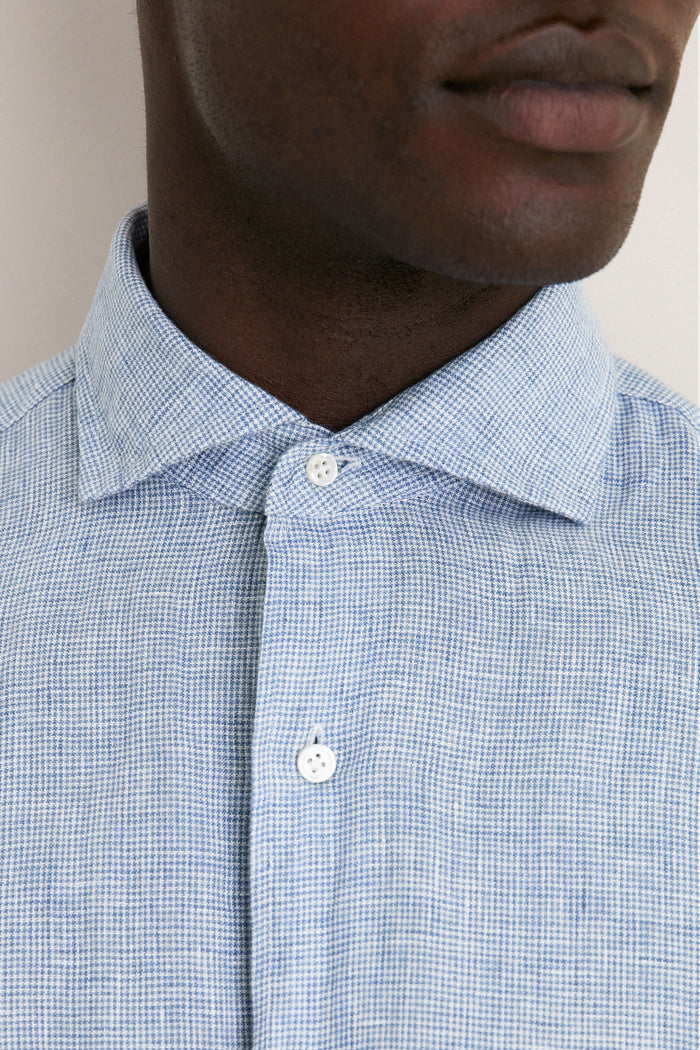 Storm Astino Lino Check Sport Shirt